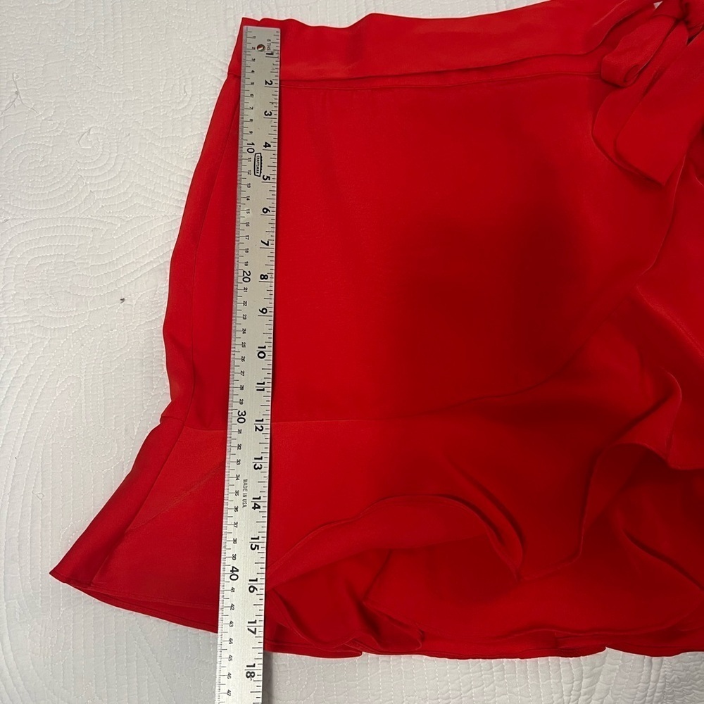 Superdown Vibrant Red Mini Skirt - Picture 9 of 12